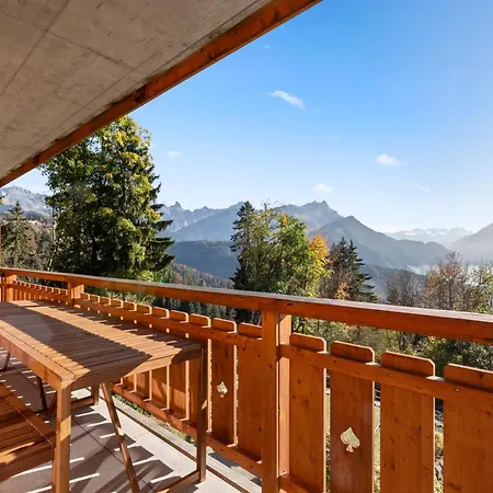 Avec Balcon Et Vue Sur Les Alpes 公寓 Ollon