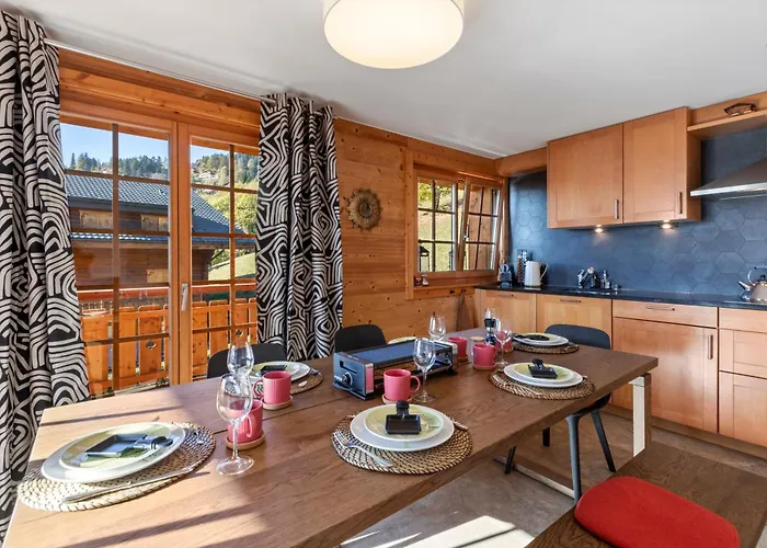 Apartment With Balcony And Alpine View Ollon