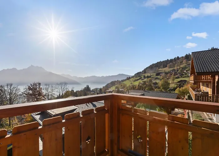 With Balcony And Alpine View Apartment Ollon